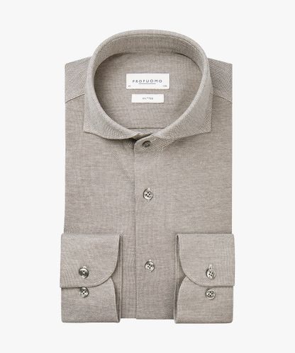 PROFUOMO Green knitted shirt