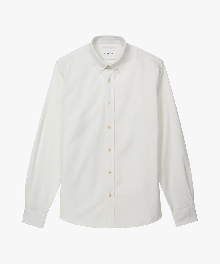 Wit button down overhemd