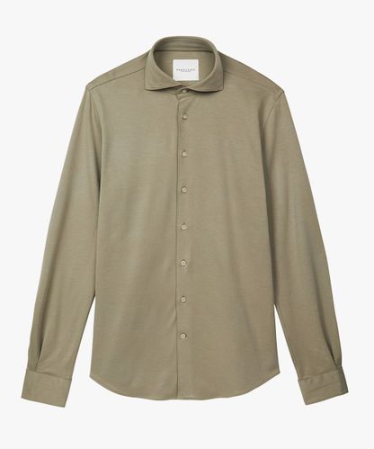 PROFUOMO Green knitted casual shirt