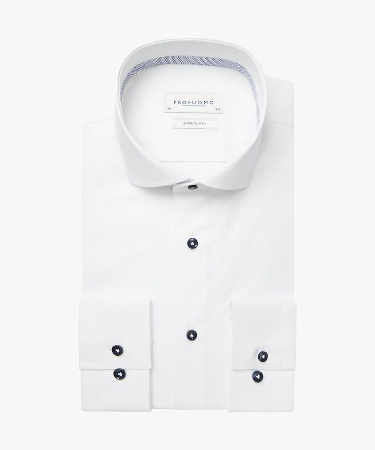 White super slim fit shirt