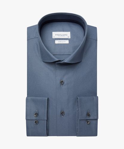 PROFUOMO Mittelblau super slim fit-hemd