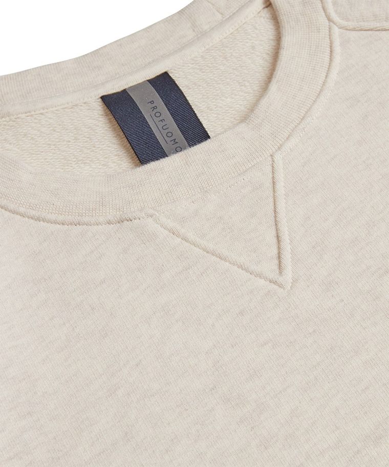 Beige logo sweater