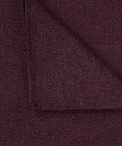 PROFUOMO Burgundy woolen pocket square