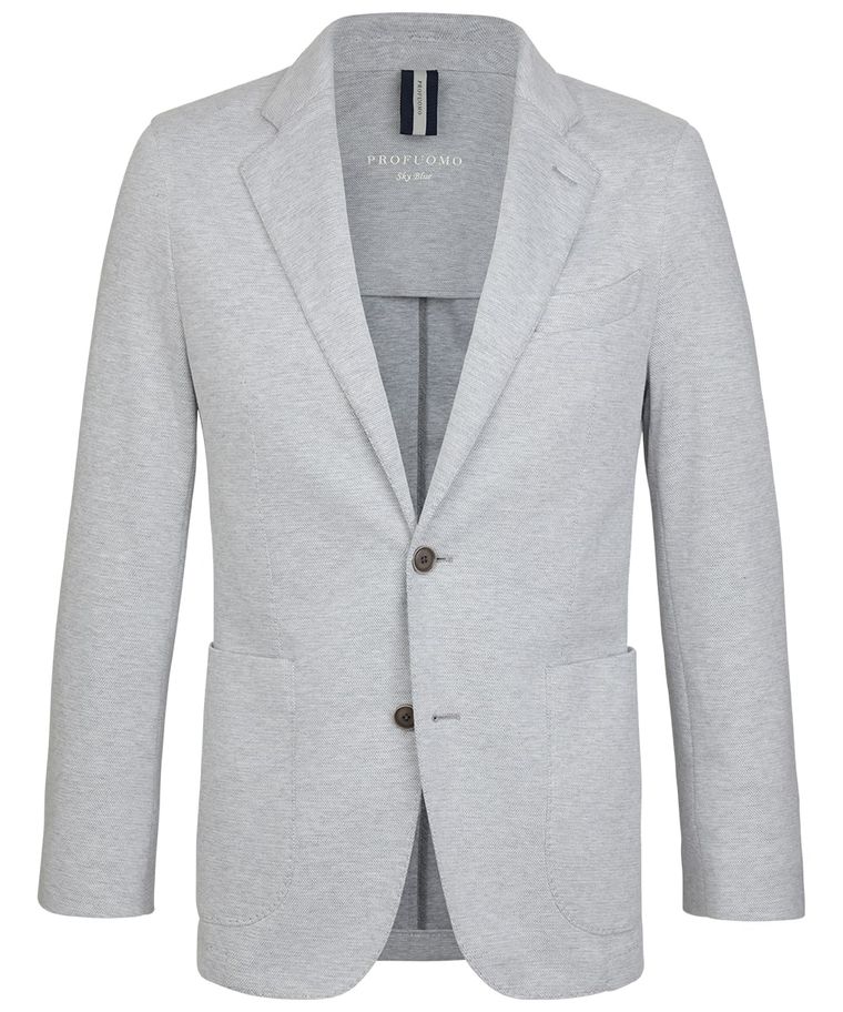 Grey knitted jacket