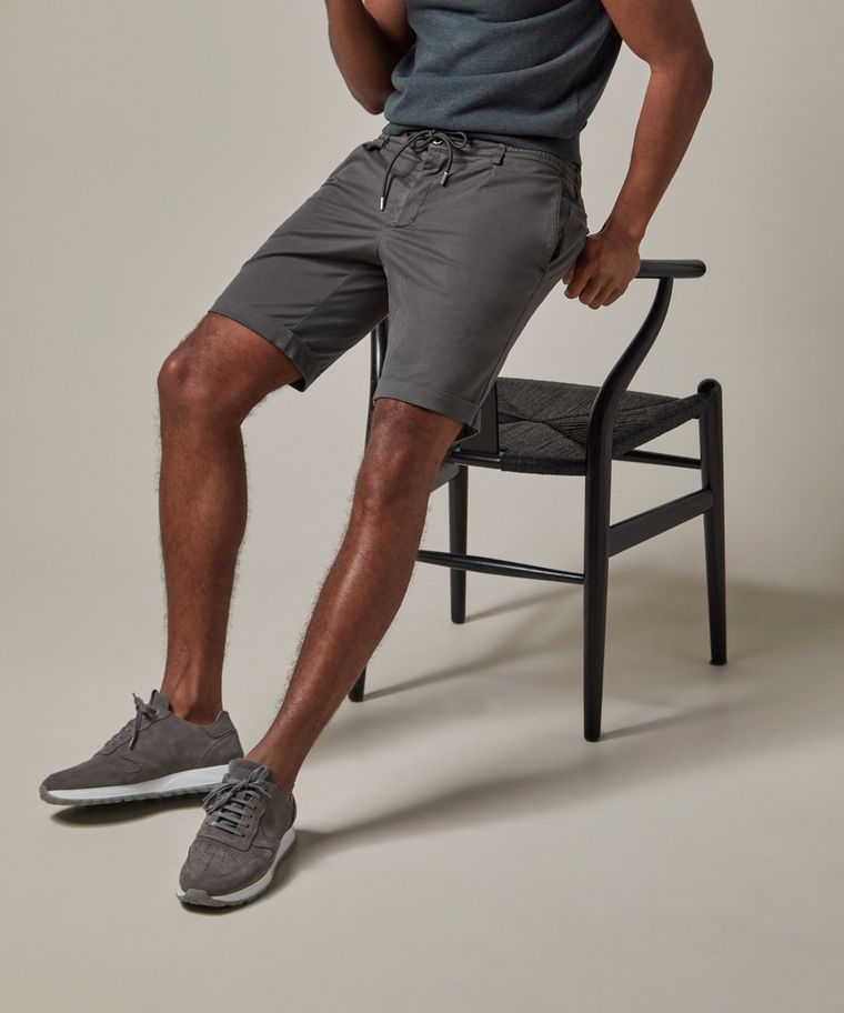 Grey sportcord shorts