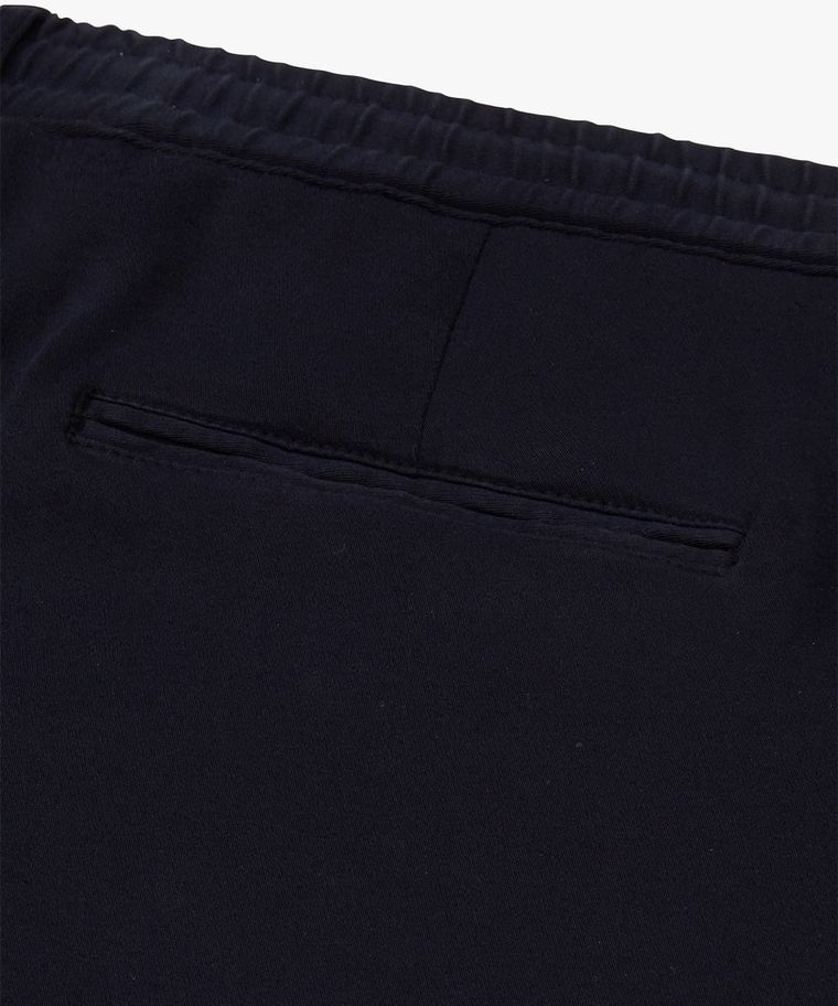 Navy garment dye sportcord broek