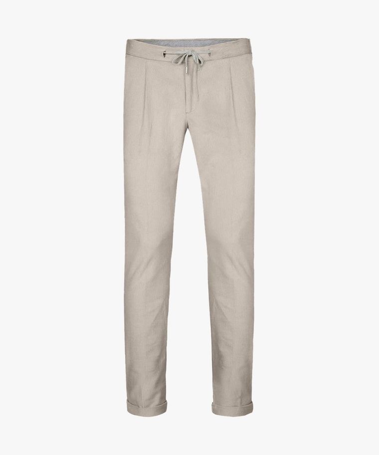 Off white heavy corduroy trousers