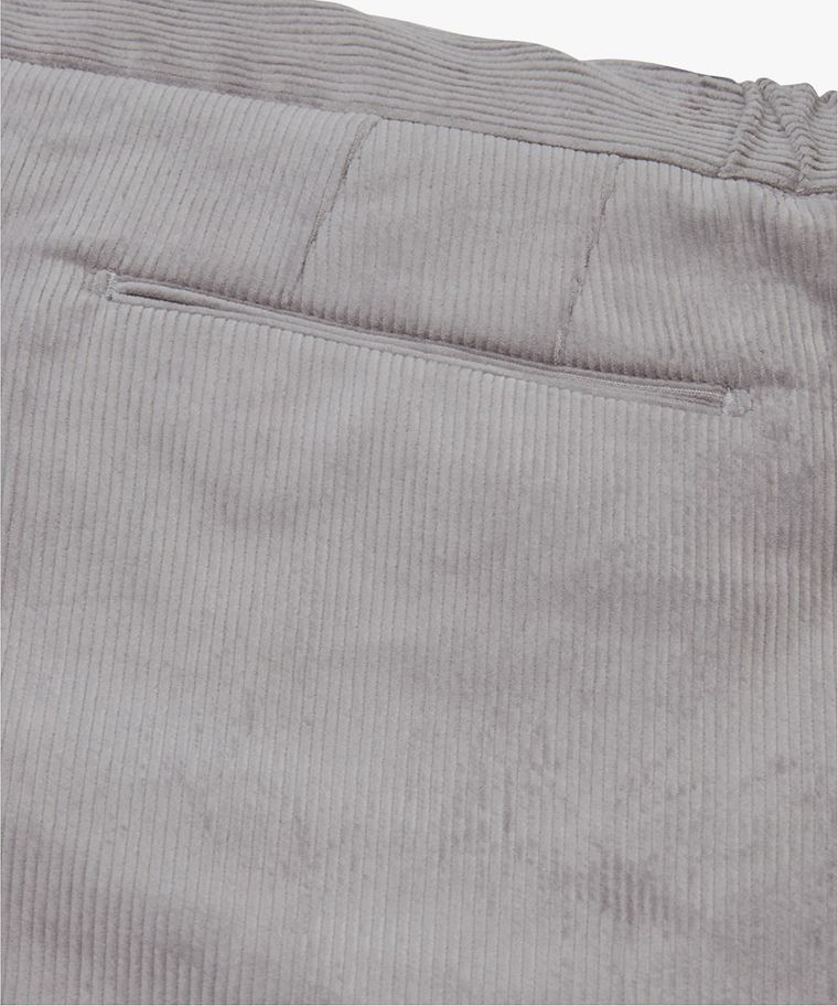 Grey heavy corduroy trousers