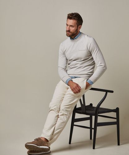 PROFUOMO Sand relaxed fit chino
