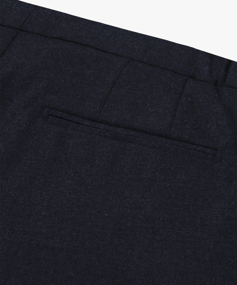 Navy flanel sportcord trousers