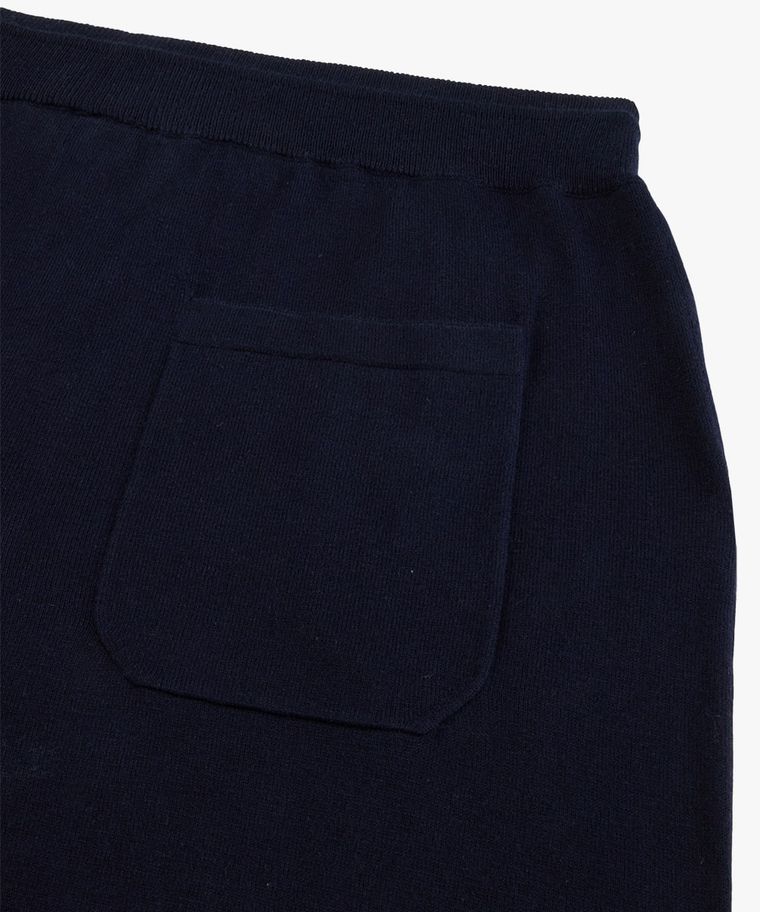 Marineblaue Sweatpants aus Baumwolle und Kaschmir