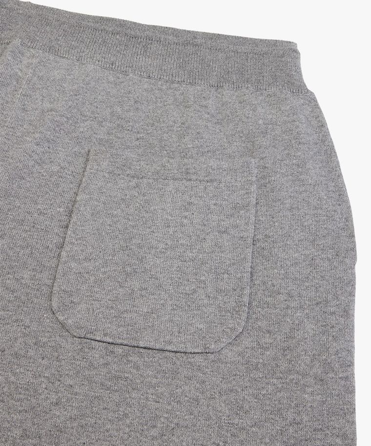 Grey cotton-cashmere sweatpants