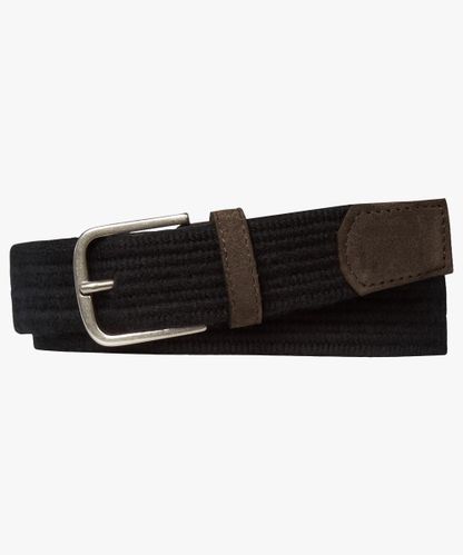 PROFUOMO Navy elasticated belt