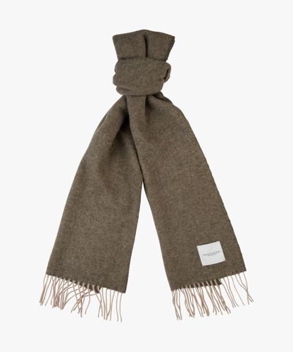 PROFUOMO Army green lambswool scarf