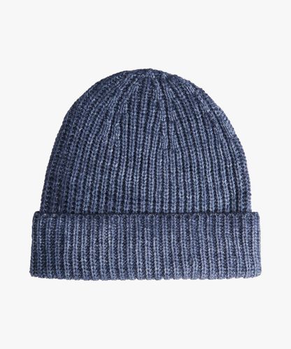 PROFUOMO Mid blue wool nylon hat