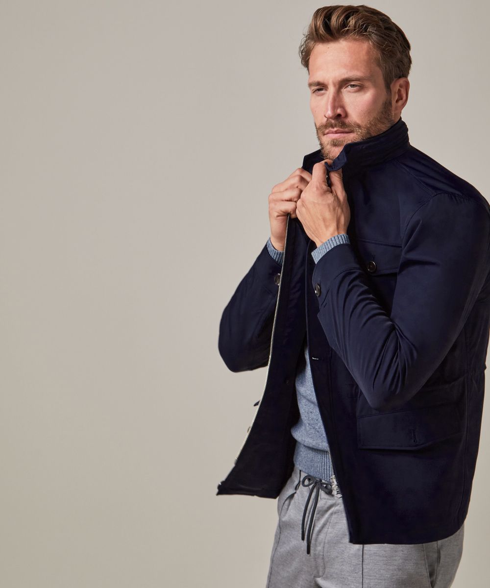 Navy field jacket | Profuomo B.V.