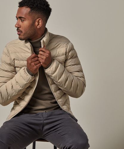 Profuomo Beige recycled bomber