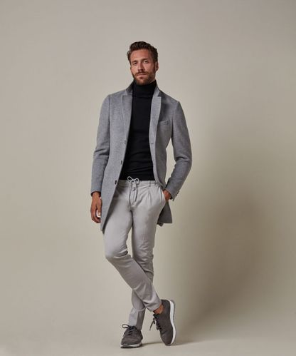 Profuomo Grey knitted jas