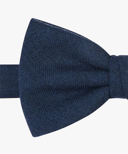 PROFUOMO Navy wool bowtie