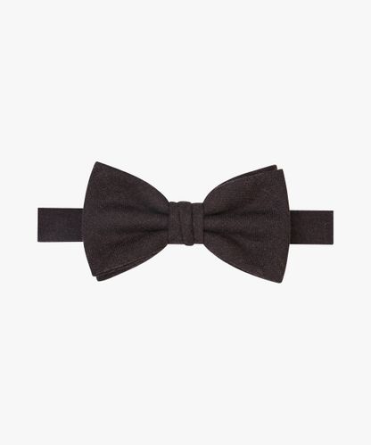 PROFUOMO Brown wool bowtie