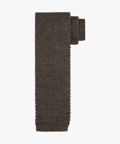 Profuomo Brown knitted tie
