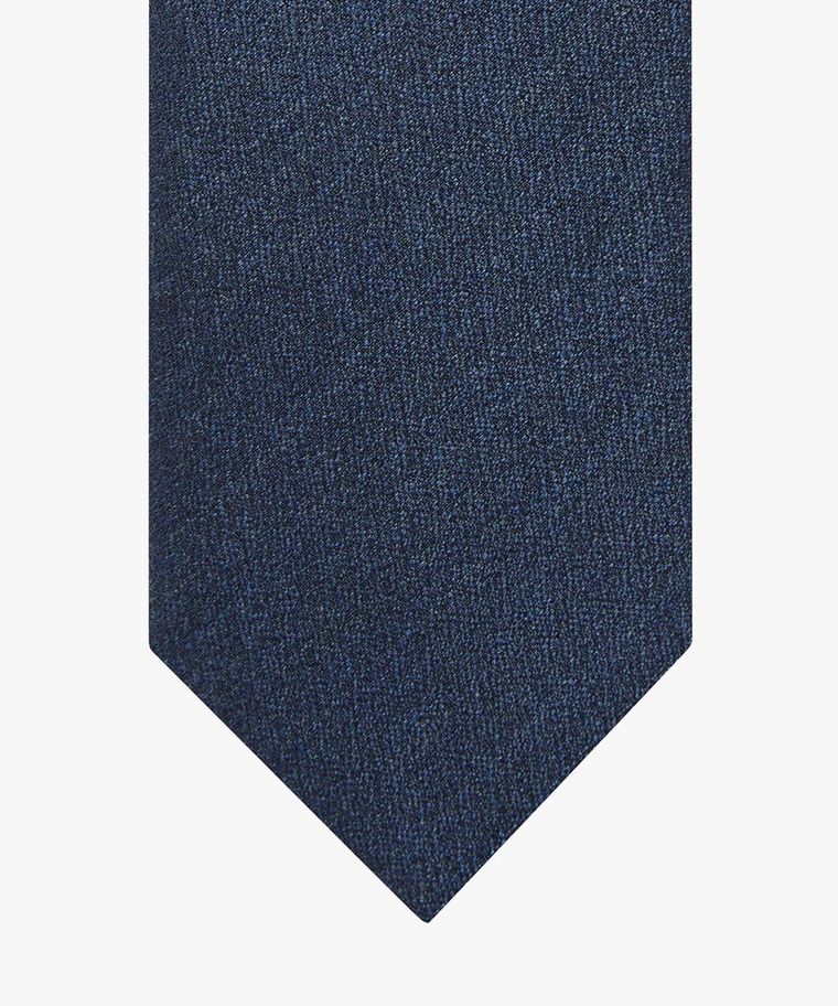 Marineblaue Krawatte, Wolle, Seide