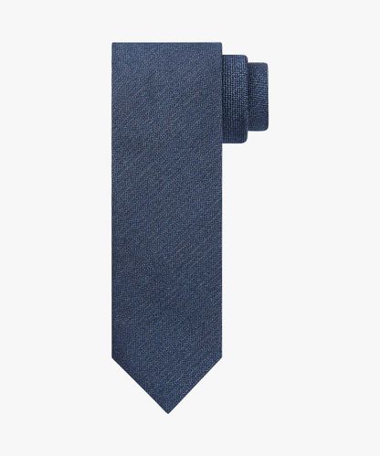 Profuomo Navy silk-wool tie