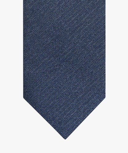 Profuomo Navy silk-wool tie