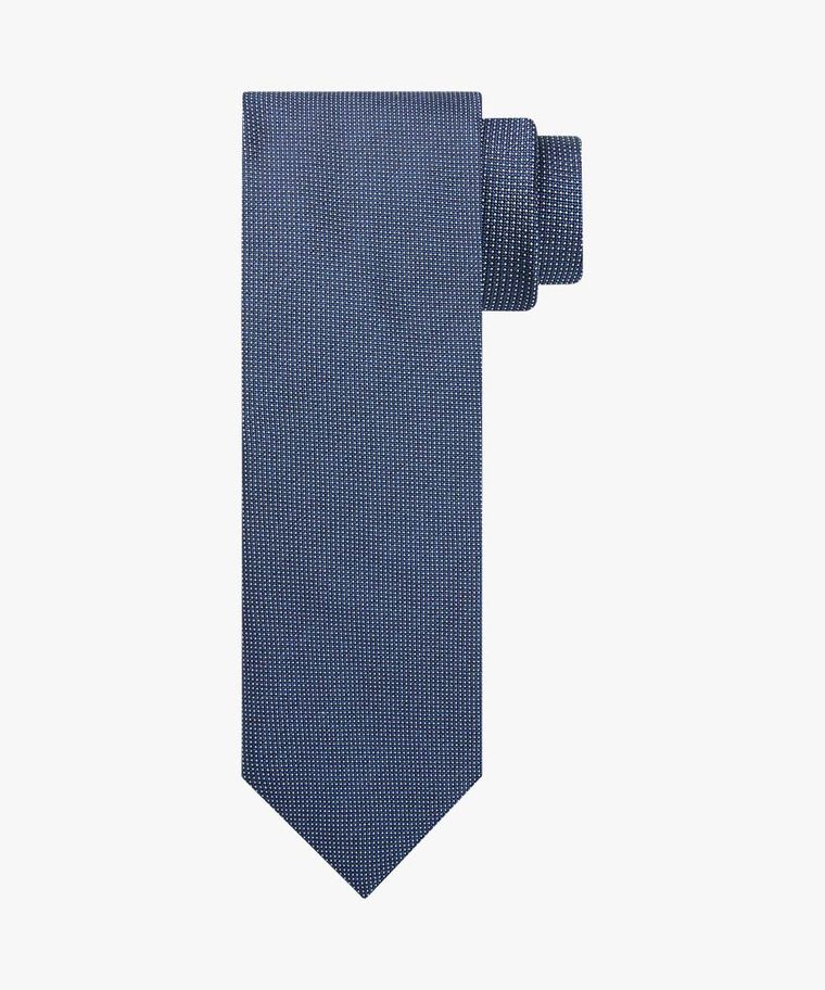 Navy silk tie