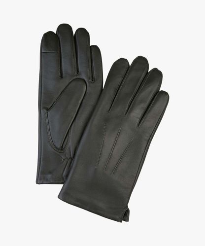Profuomo Grüne Handschuhe aus Leder