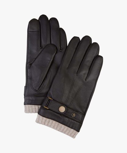 Profuomo Brown leather gloves