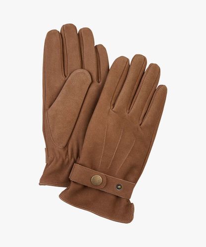 Profuomo Camel nubuck gloves