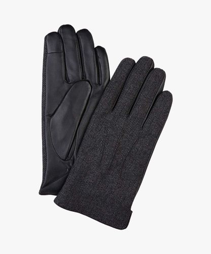 Profuomo Anthra herringbone gloves