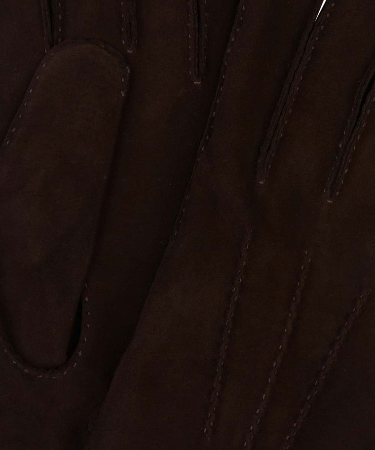 Bruine suède handschoenen