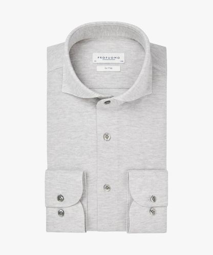 Profuomo Grey knitted shirt