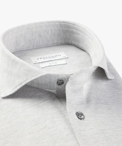 Profuomo Grey knitted shirt