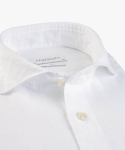Profuomo White linen shirt