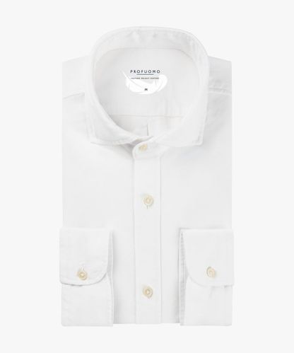PROFUOMO Weißes Casual-Hemd
