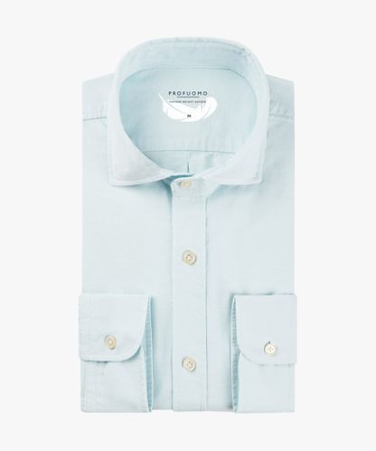 Profuomo Mint casual overhemd