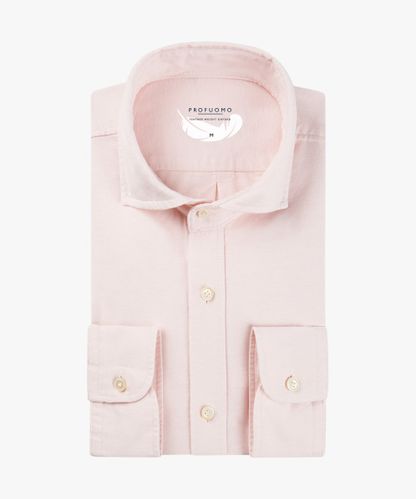 Profuomo Roze casual overhemd