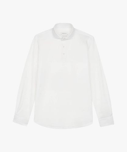 Profuomo White Japanese knitted shirt