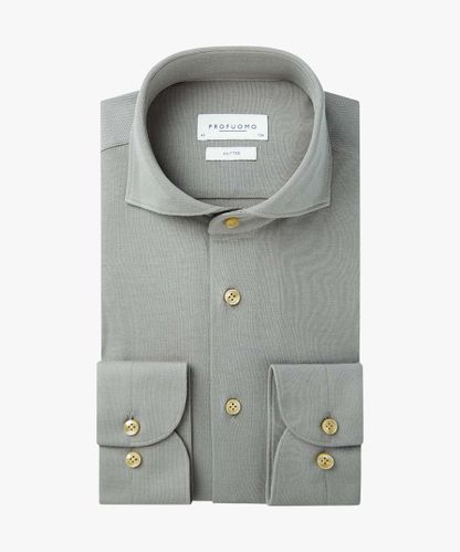 Profuomo Green knitted shirt