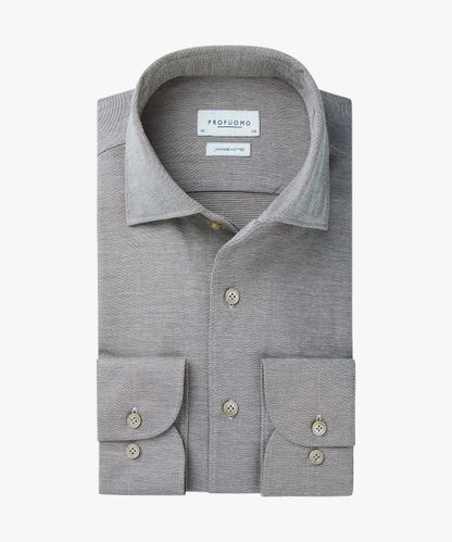 Profuomo One-piece Japanese knitted shirt