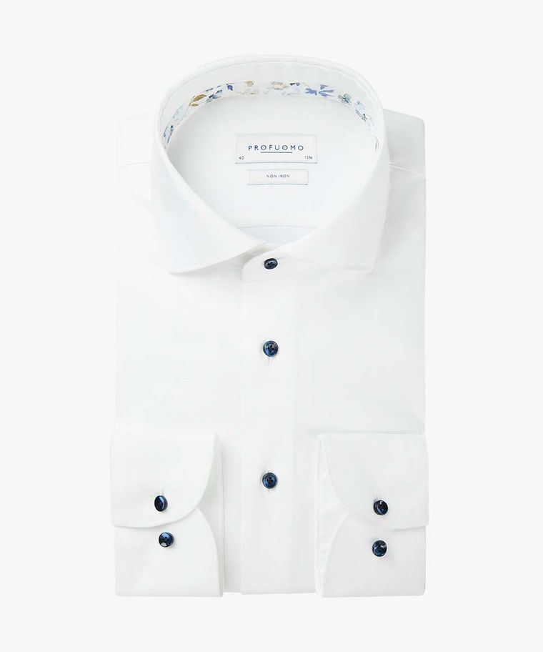 White dobby shirt extra-LS