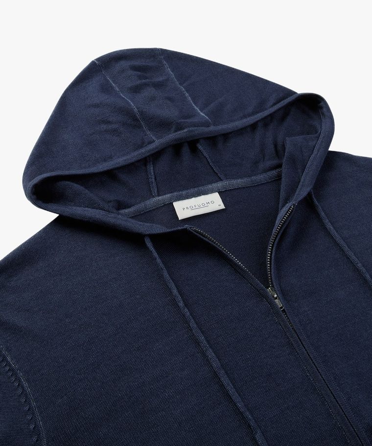 Navy full zip hoodie