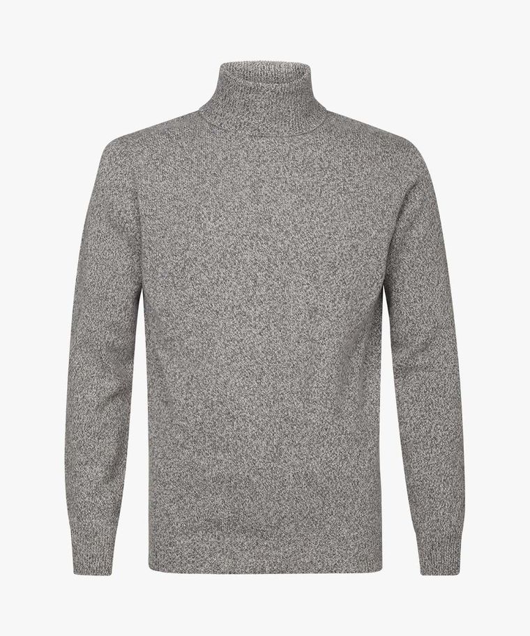 Anthra wool roll neck