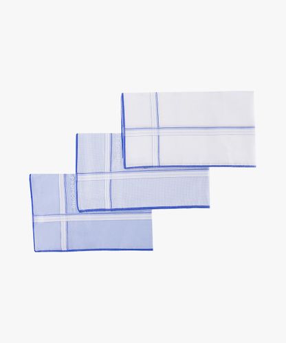 Profuomo 3-Pack cotton handkerchiefs