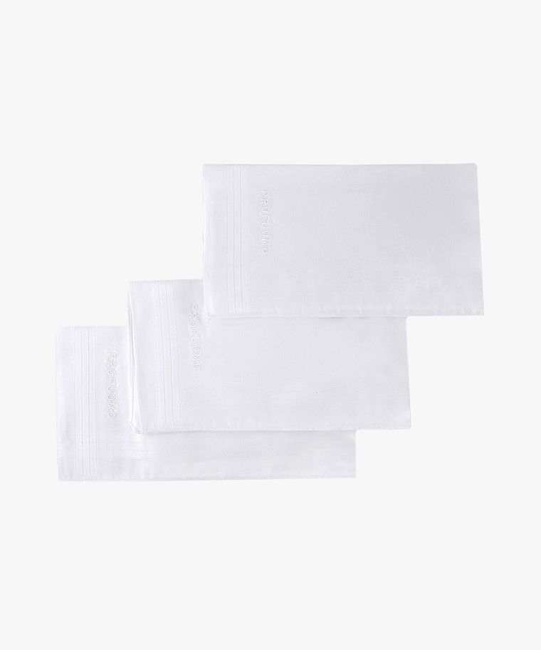 3-Pack cotton handkerchiefs