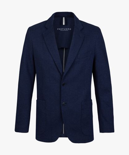 PROFUOMO Blue knitted jacket