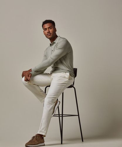 Profuomo Cremeweiße Chino, Relaxed Fit